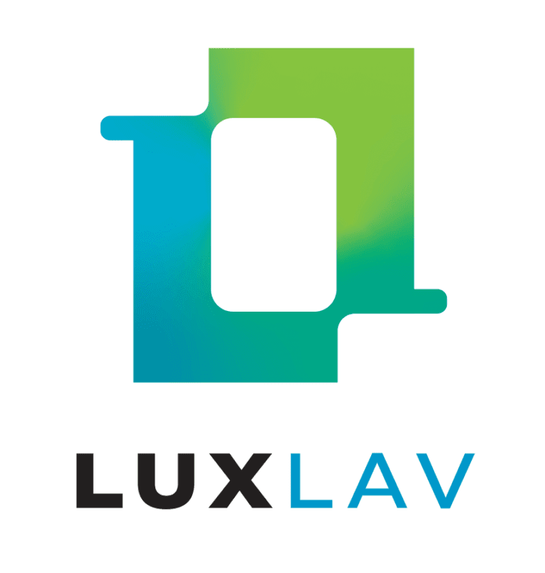 LuxLav Brand Logo Vertical